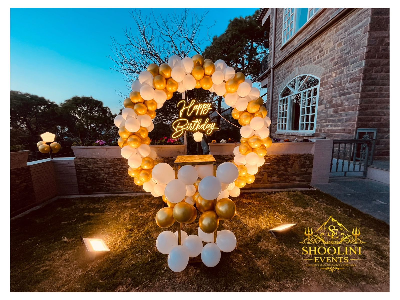 Birthday party decoration